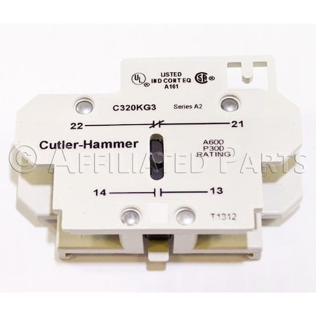 Aaon CONTACTOR AUX NONC P69580